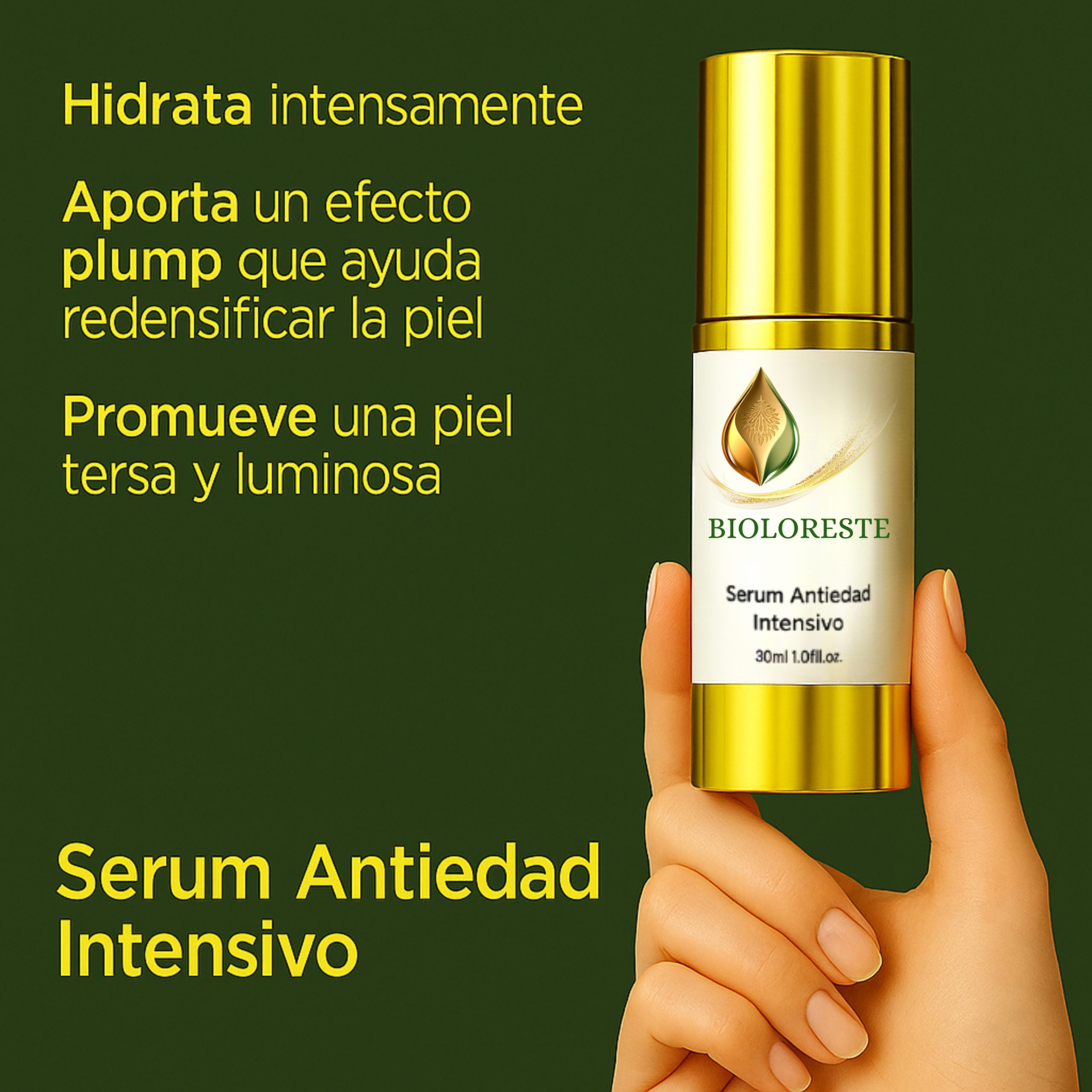 Textura ligera del sérum